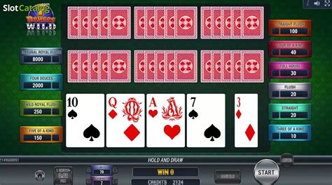 Jogar Poker 7 Deuces Wild no modo demo
